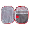 Jipemtra Red First Aid Bag Empty 1st Aid Bag Section Dividers Medical Travel