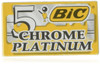 Bic Chrome Platinum Double Edge Razor Blades - 10 Ct