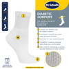 Dr. Scholl's Women's 4 Pack Diabetic & Circulatory Non-binding Low Cut Casual