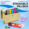 Weekly Travel Pill Organizer