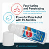 Stopain Pain Relief Roll On Gel 3oz, USA Made, Max Strength Fast Acting