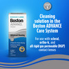 Boston Advance Contact Lens Solution, Advanced Cleaning Formula for Rigid Gas