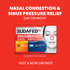 Sudafed PE Sinus Congestion Day + Night Maximum Strength Decongestant &