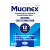 Mucinex 12 Hour 600 mg Guaifenesin Extended-Release Tablets for Excess Mucus