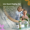 Little Green Kids Lice Guard Hair Styling Gel, Hair Styling Cream for Kids, Lice