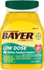 Bayer Aspirin Low Dose 81 mg, Enteric Coated Tablets, Doctor Recommended