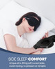 MZOO Luxury Sleep Eye Mask for Side Sleeper Men Women, Zero Eye Pressure 3D
