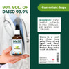 DMSO Liquid 99.9 with dropper (1.7 oz) Powerful Dimethyl Sulfoxide (50ml)| DMSO