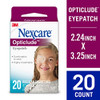 Nexcare Opticlude Eyepatch, Regular Size, Contoured for Fit, Brown, 20 Count
