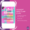 Goody Classics Mini Claw Clips - 2 Count (Pack of 1), Assorted Colors - Great for Easily Pulling Up Your Hair - Pain-Free Hair Accessories for Women,