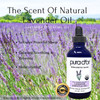 PURA D'OR Organic Lavender Essential Oil (4oz with Glass Dropper) 100% Pure &