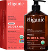 Cliganic Organic Jojoba Oil 16 oz, 100% Pure