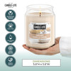Candle-lite Fall Scented Candles, Creamy Vanilla Swirl, 18 oz Jar, Proudly