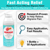 Stopain Migraine Pain Relief Gel Pump, 1.62oz, USA Made, Max Strength Fast