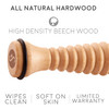 Body Back Wooden Foot Roller, Foot Massager for Plantar Fasciitis, Stress