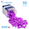 Flents Protechs Foam Ear Plugs, 50 Pair for Sleeping, Snoring, Loud Noise