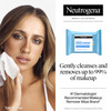 Neutrogena Fragrance-Free Makeup Remover Wipes, Daily Facial Cleanser Towelettes, Gently Removes Oil & Makeup, Alcohol-Free Makeup Wipes, 21 ct