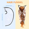 Blulu Hair Funnel for Washing - 3 Piece Shampoo Rinse Tool for Upright Position
