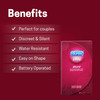 Durex Allure Vibrating Personal Massager Vibrator, 1 Count