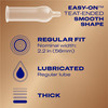 Durex Real Feel Non Latex Condoms, Lubricated Latex Free Condoms for Men