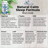 YUMMYVITE Natural Calm Sleep Aid with Magnesium, L-Theanine, Melatonin, GABA