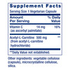 Life Extension Acetyl-L-Carnitine, Acetyl-L-Carnitine, Vitamin C, Brain, Mood &
