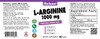 Bluebonnet L-Arginine 1000 mg Capsules, 90 Count