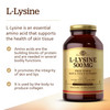 Solgar L-Lysine 500 mg, 250 Vegetable Capsules