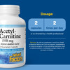 Natural Factors, Acetyl L-Carnitine 500 mg, Promotes a Healthy Memory