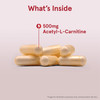 Jarrow Formulas Acetyl L-Carnitine 500 mg, Dietary Supplement, Amino Acid