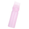 Laven Hair Color Applicator Bottles Shampoo Hair Color Oil Comb Applicator Tool Hair Coloring Dyeing for Salon Beauty(Pink)