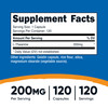 Nutricost L-Theanine 200mg, 120 Capsules, Double Strength - Non-GMO, Gluten Free