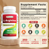 Best Naturals L-Arginine 500mg 250 Capsules