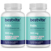 BESTVITE PABA 500mg (240 Vegetarian Capsules) (120 x 2) (para-Aminobenzoic Acid)