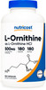 Nutricost L-Ornithine 500mg, 180 Capsules - Non-GMO and Gluten Free