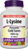 Webber Naturals L-Lysine, 1000 mg, 60 Tablets