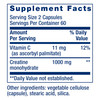 Life Extension Creatine Capsules - Creatine Monohydrate