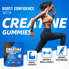 Razuhu Creatine Monohydrate Gummies 5000mg, Creatine Gummies for Women & Men