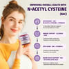 6 in 1 NAC Gummies, Chewable N Acetyl Cysteine 1000mg Supplement for Kids &