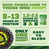 Manitoba Harvest Hemp Yeah Organic Max Fiber Protein Powder, Unsweetened, 32oz