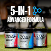ZOA+ Zero Sugar Pre Workout Powder, Wild Berry