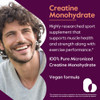 BESTVITE Creatine Monohydrate 750mg (240 Vegetarian Capsules)