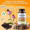 healblend 10 in 1 Immune Support Supplement Booster with Elderberry, Zinc