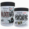 Insane Labz Psychotic Saw and Bloodbath Pre Workout Nitric Oxide Booster Stack