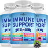 8 in 1 Immune Support Booster Supplement with Echinacea, Vitamin C and Zinc