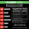 JNX SPORTS The Shadow! High Stim Preworkout - 350mg of Caffeine
