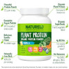 NATURELO Plant Protein Powder, Vanilla, 22g Protein