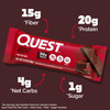 Quest Nutrition Chocolate Brownie Protein Bar, 20g Protein, 1g Sugar, 4g Net