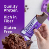 Quest Nutrition Double Chocolate Chunk Protein Bars, 20g Protein, 1g Sugar, 4g
