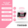 Honey Badger Pre Workout Powder, Keto Vegan Preworkout for Men & Women, Beta